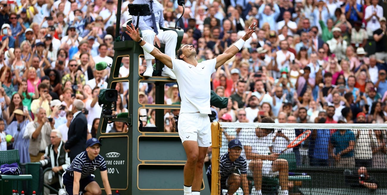 Wimbledon: Nadal se repuso de una lesión, le ganó a Fritz en cinco sets y es semifinalista