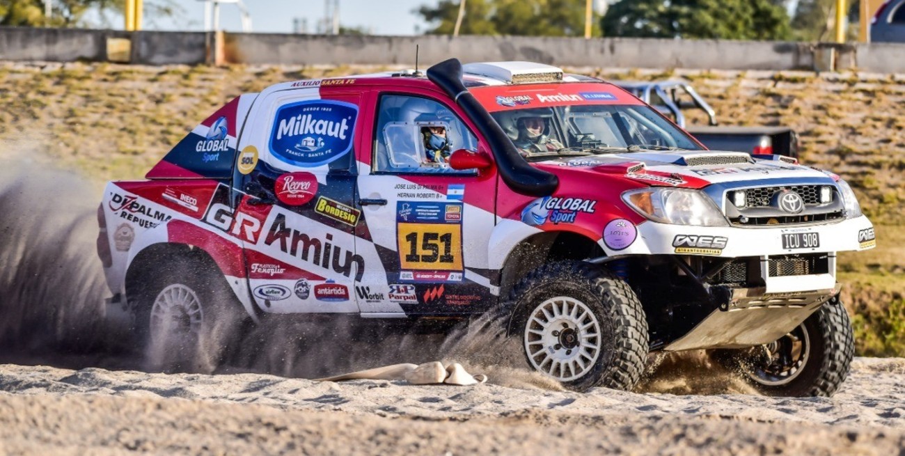 Hernán Roberti participó en el Canav Rally Raid
