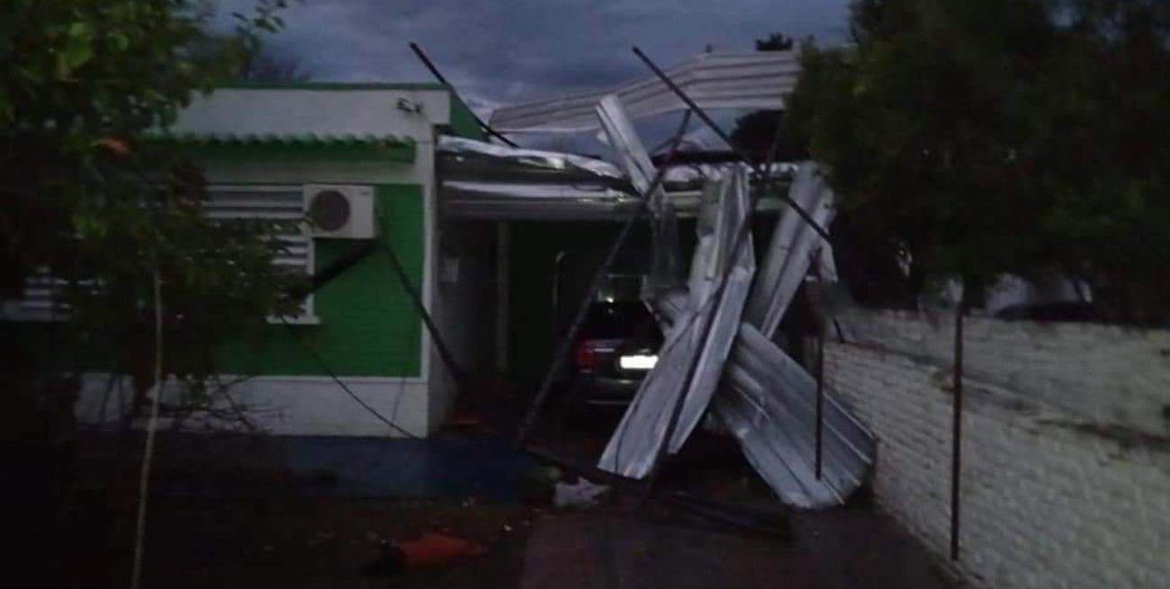Un fuerte temporal en Paysandú causó graves destrozos
