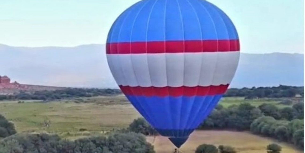 Salta: un accidente con un globo aerostático dejó sin luz a Cafayate