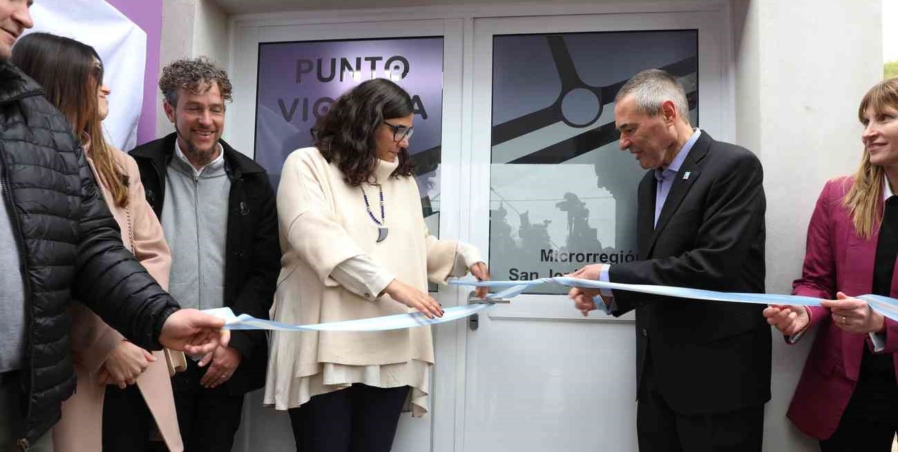 San Jerónimo Norte inauguró su Punto Violeta