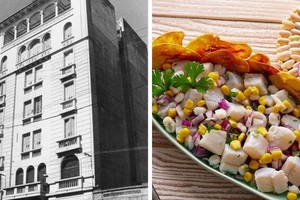 El hotel Ritz y el ceviche de pescado, los protagonistas de esta historia. 