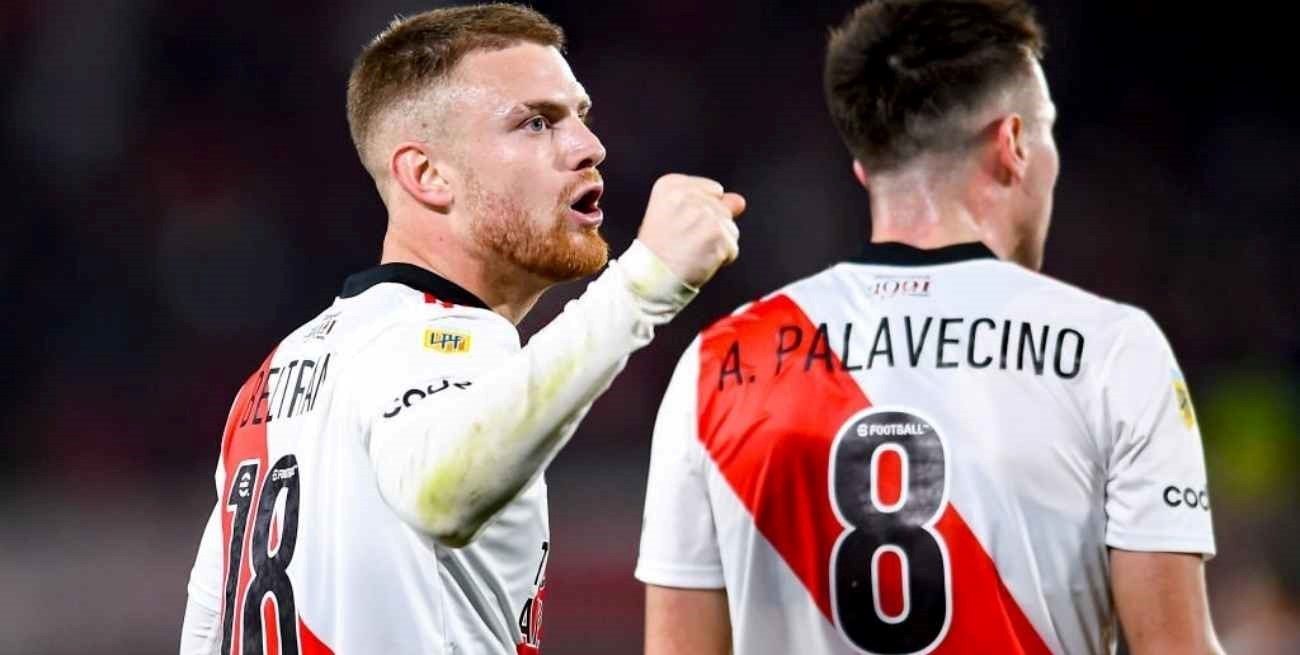 Con gol de Beltrán, River ganó ante Gimnasia en el Monumental