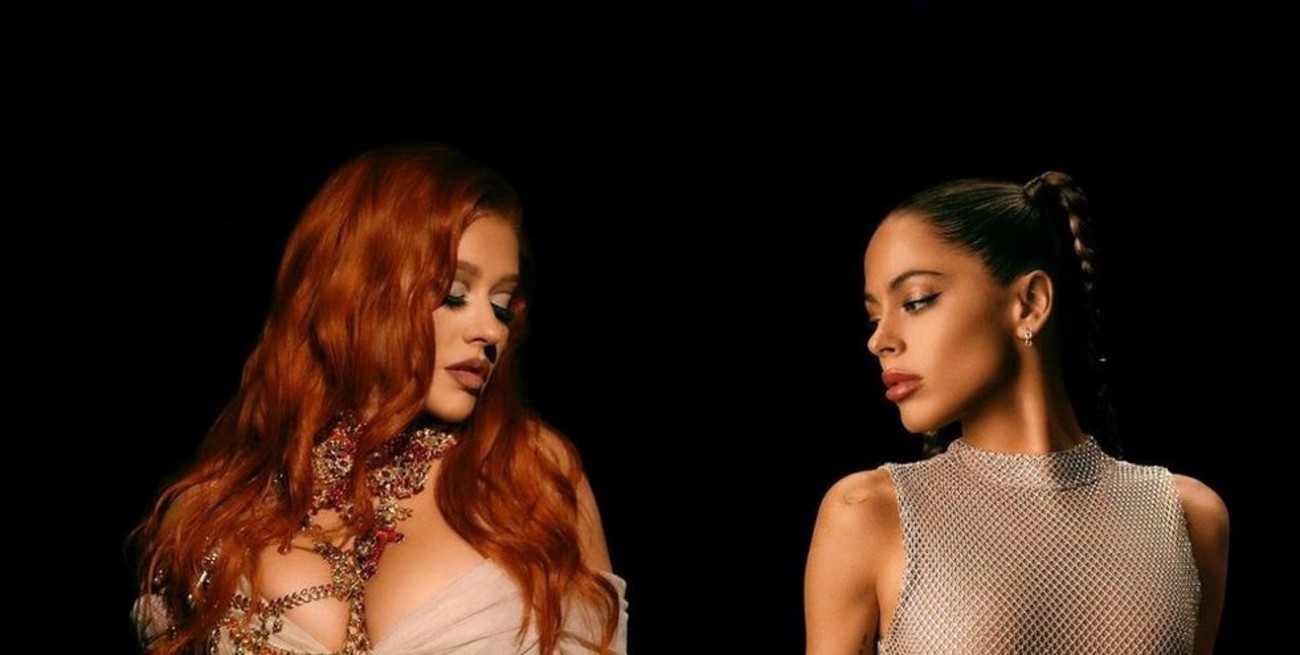 Christina Aguilera y Tini Stoessel presentaron el videoclip de “Suéltame” 
