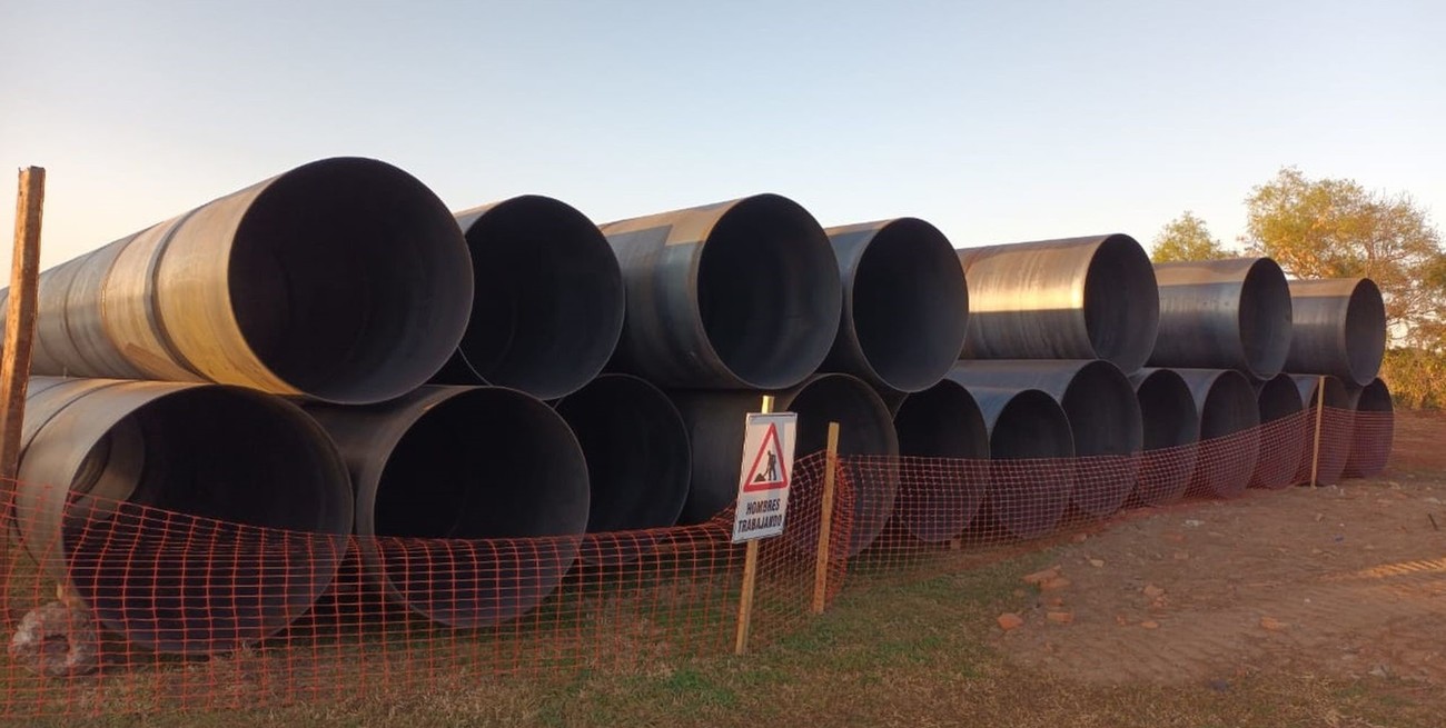 Planta potabilizadora: 40 caños-camisa para seguir con la obra de ampliación