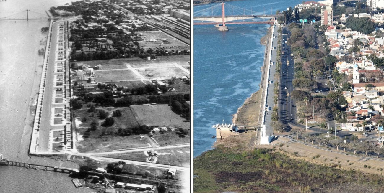 Antes y después de la Costanera: dos puentes, el tren y una Santa Fe en crecimiento