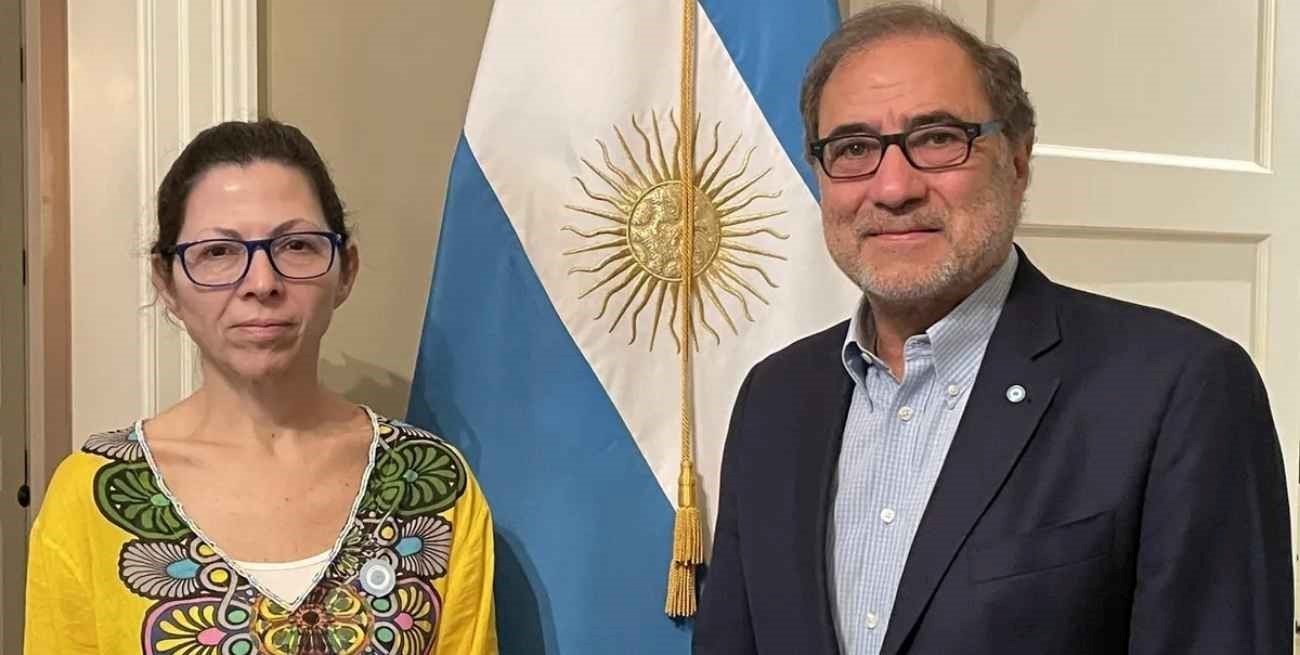 Batakis llegó a Washington para reunirse con la directora del FMI, Kristalina Georgieva