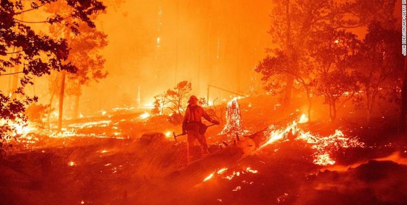 Incendio en California: los bomberos combaten llamas de hasta 30 metros de altura
