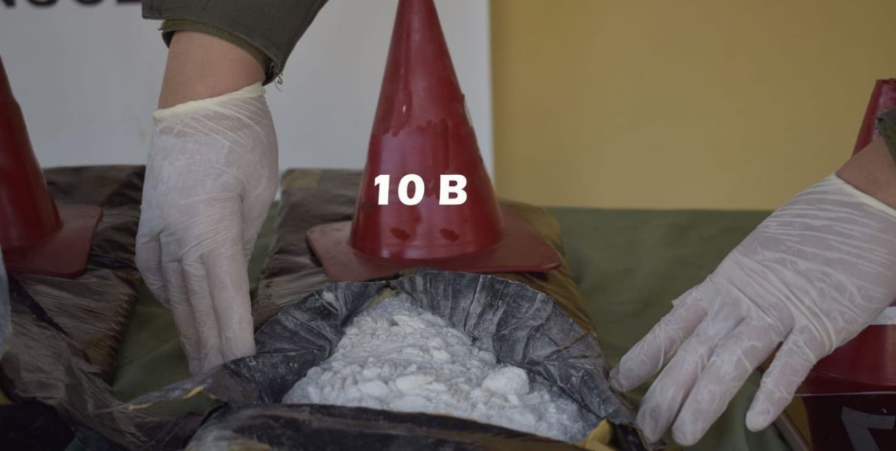 Dos personas fueron detenidas con más de 12 kilos de cocaína en un tour de compras