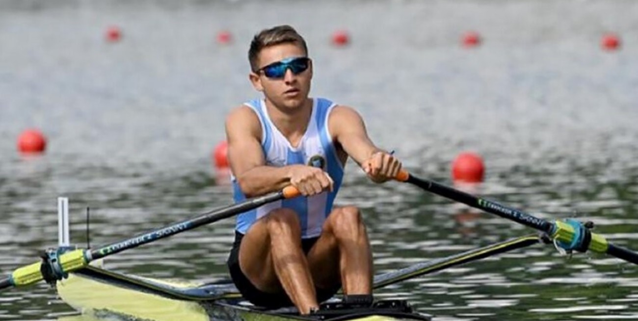 Gran actuación del argentino Pedro Dickson en el Mundial Sub 23 de Remo