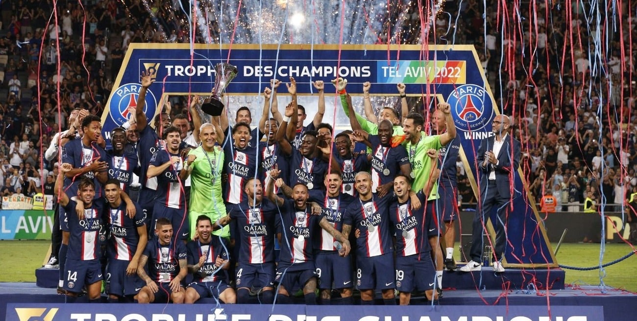 Con gol de Messi y la vuelta de Paredes, PSG se consagró campeón de la Supercopa de Francia
