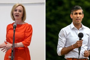 Liz Truss y Rishi Sunak. Crédito: Reuters