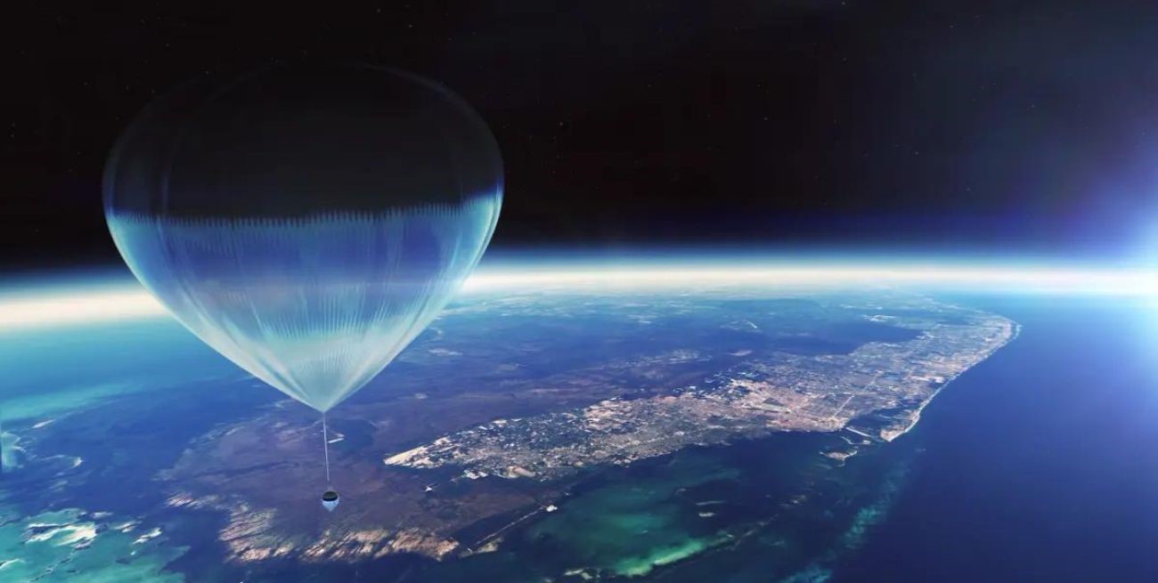 "Neptune One": la nueva nave espacial turística en forma de globo aerostático con huella de carbono cero
