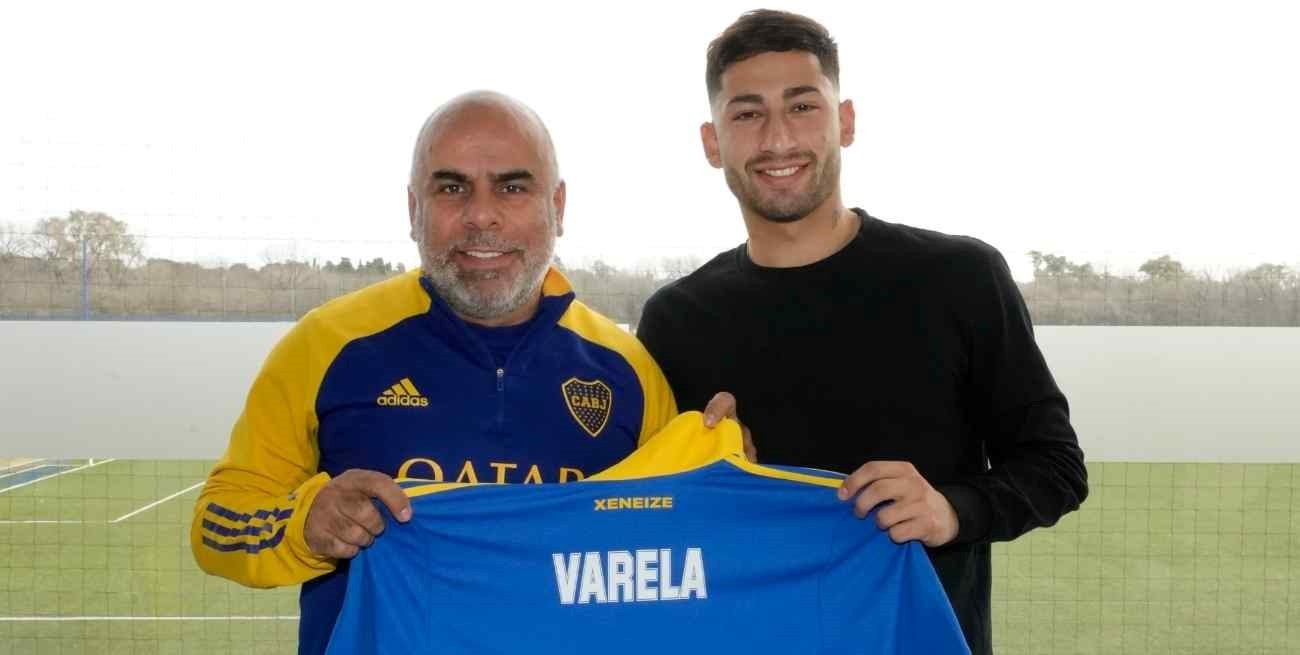 Alan Varela firmó su continuidad en Boca con una importante cláusula económica