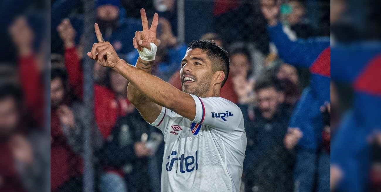 Luis Suárez convirtió un gol para Nacional ante Rentistas por la Primera División uruguaya
