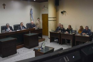 El veredicto fue leído este jueves por el presidente del tribunal, el Dr. José María Escobar Cello. Crédito: Guillermo Di Salvatore.