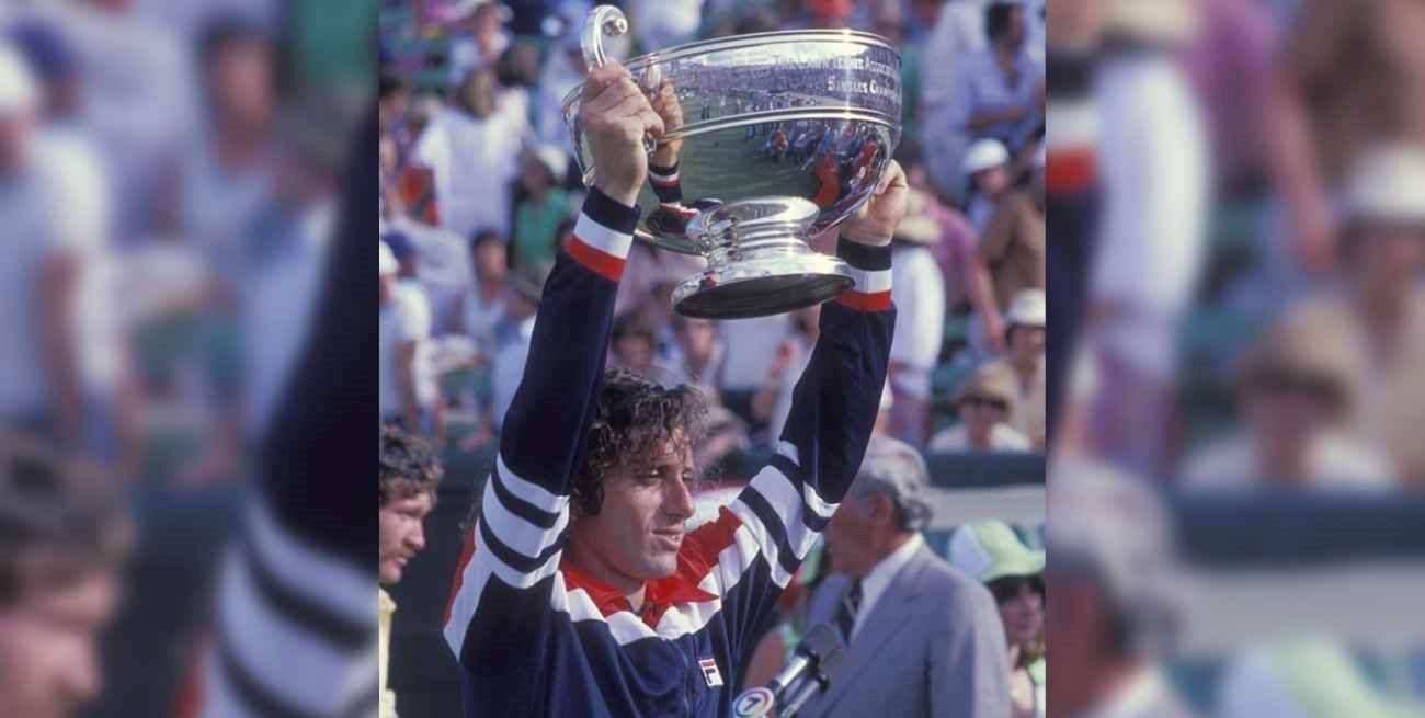 Los 62 títulos de la prolífica carrera de Guillermo Vilas