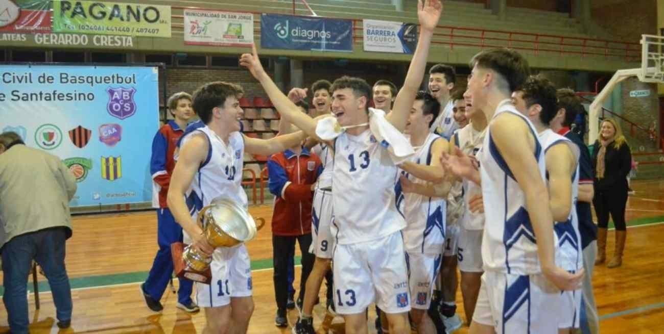 U16 de básquet: la Asociación Santafesina se consagró campeona ante el Oeste