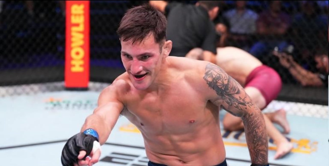 Impactante nocaut de un argentino que le vale llegar a la UFC: “entro en modo asesino”