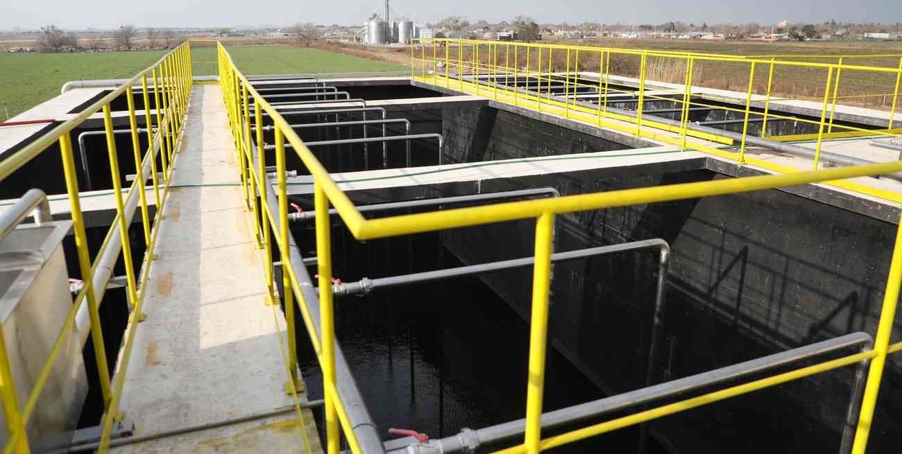 Habilitaron la primera etapa del nuevos sistema de desagües cloacales en Teodelina