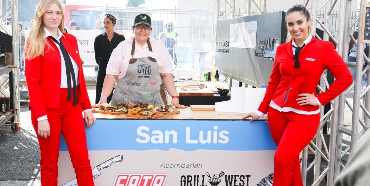 Una asadora mujer preparó el mejor asado argentino
