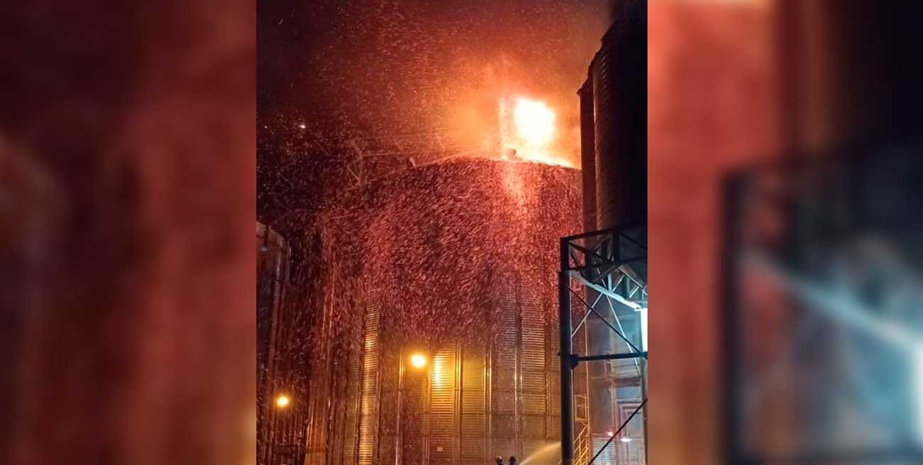 Incendio en una arrocera del departamento Las Colonias

