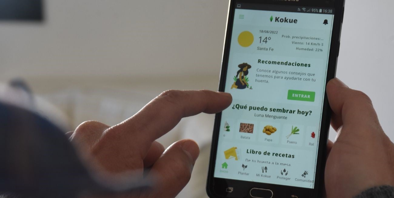 Manos a la tierra, saberes ancestrales y "Kokue", la app que ayuda a crear huertas agroecológicas