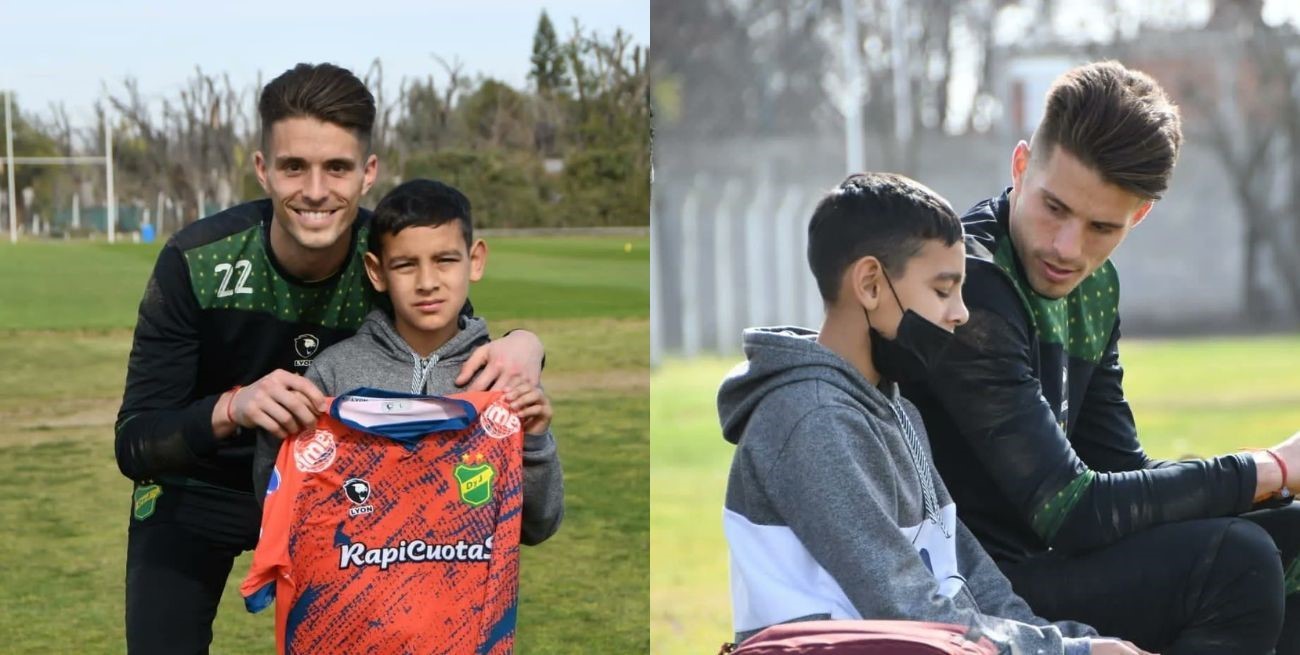 Unsain recibió al niño que ingresó a la cancha para consolarlo en la derrota ante Boca