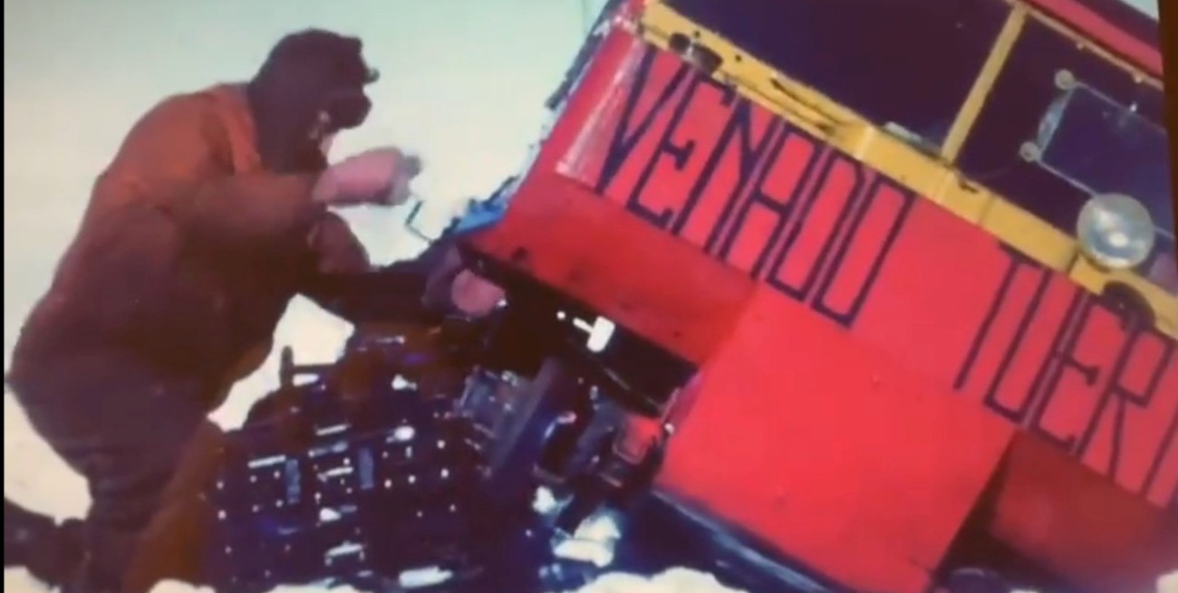 Video inédito: Venado Tuerto en la Antártida a fines de los ‘50