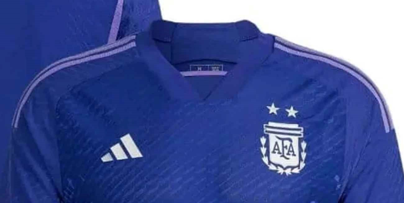 Se filtró la camiseta suplente de la Selección Argentina para el mundial de Qatar