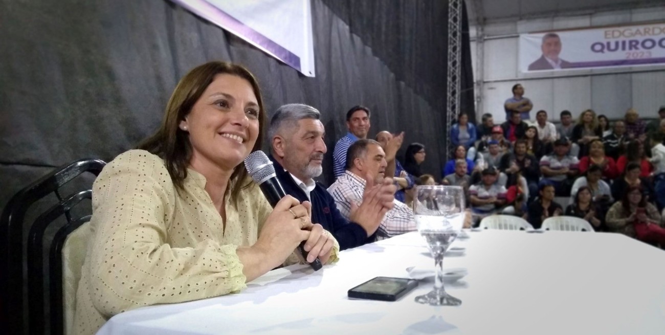 Betina Florito presenta candidatos de su espacio
