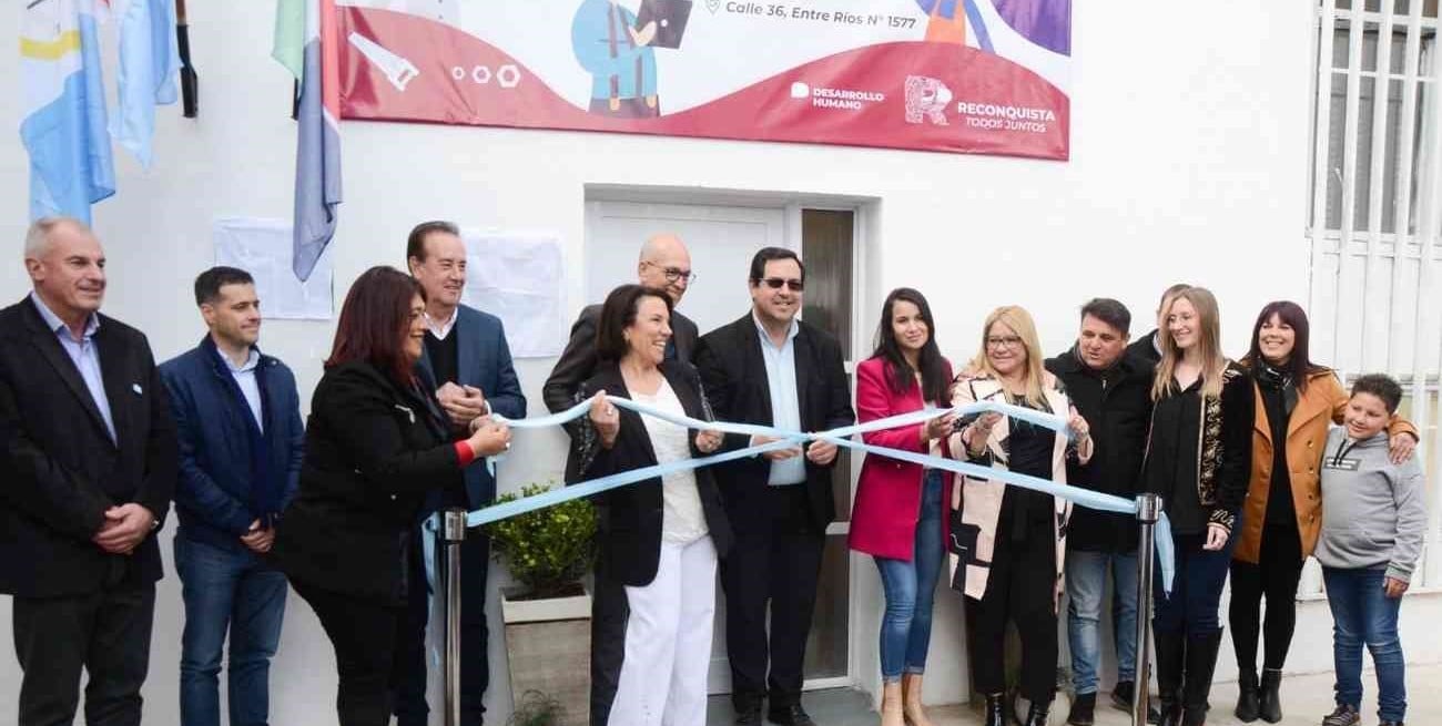 Reconquista inauguró el primer centro de capacitación en oficios del norte provincial 