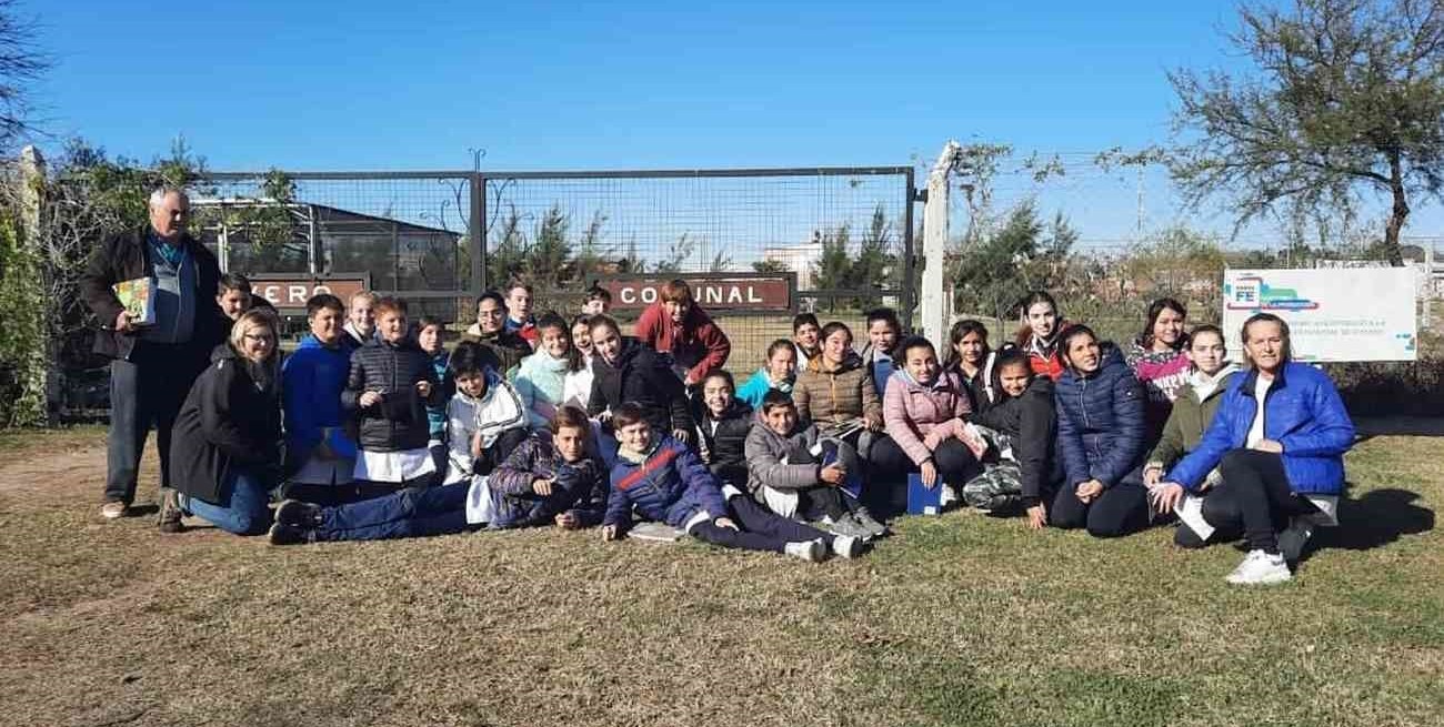 Estudiantes de la escuela Nº341 visitaron el Vivero Regional de Progreso
