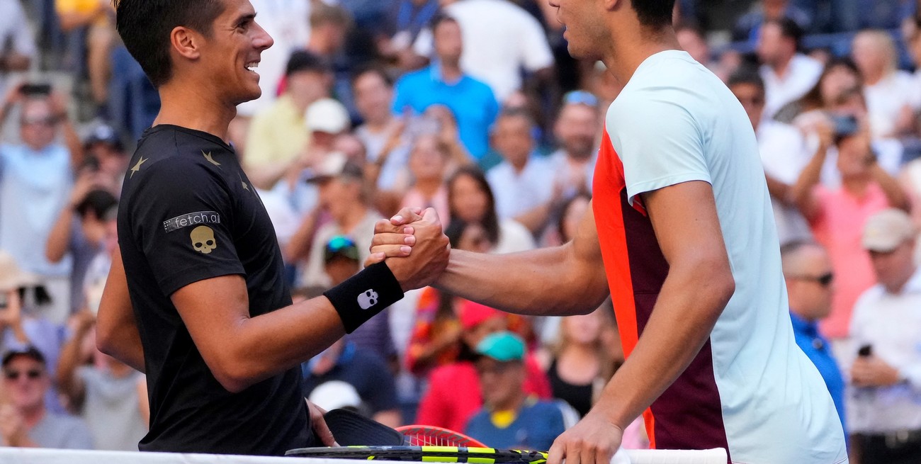 US Open: Coria no pudo con Alcaraz y se despidió en segunda ronda
