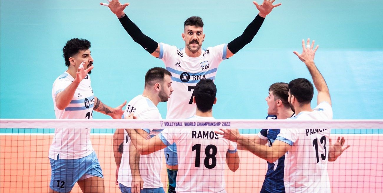 Mundial de Vóley 2022: Argentina venció a Serbia y se clasificó a los cuartos de final