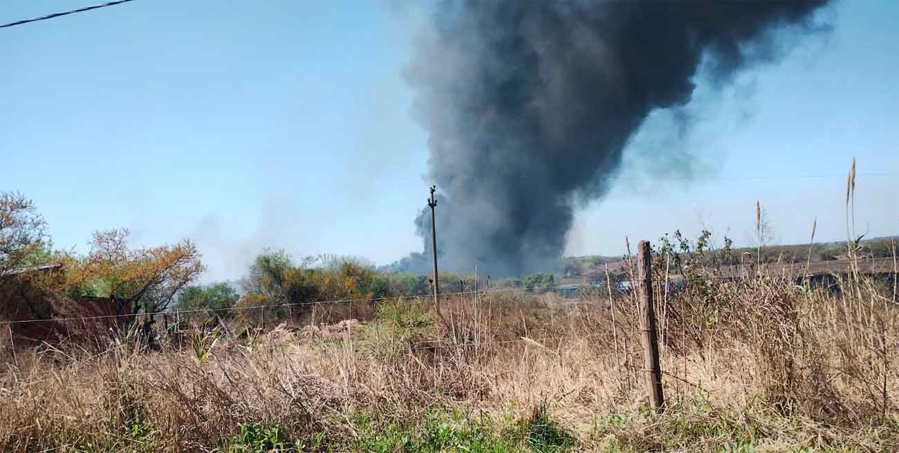 Hallan a una mujer herida tras un incendio en Monte Vera