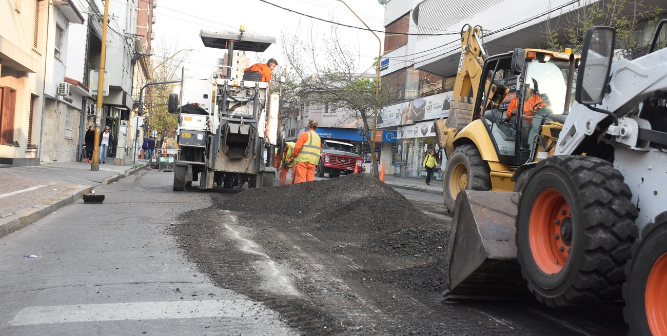 Dónde son los trabajos de bacheo este lunes en la ciudad de Santa Fe