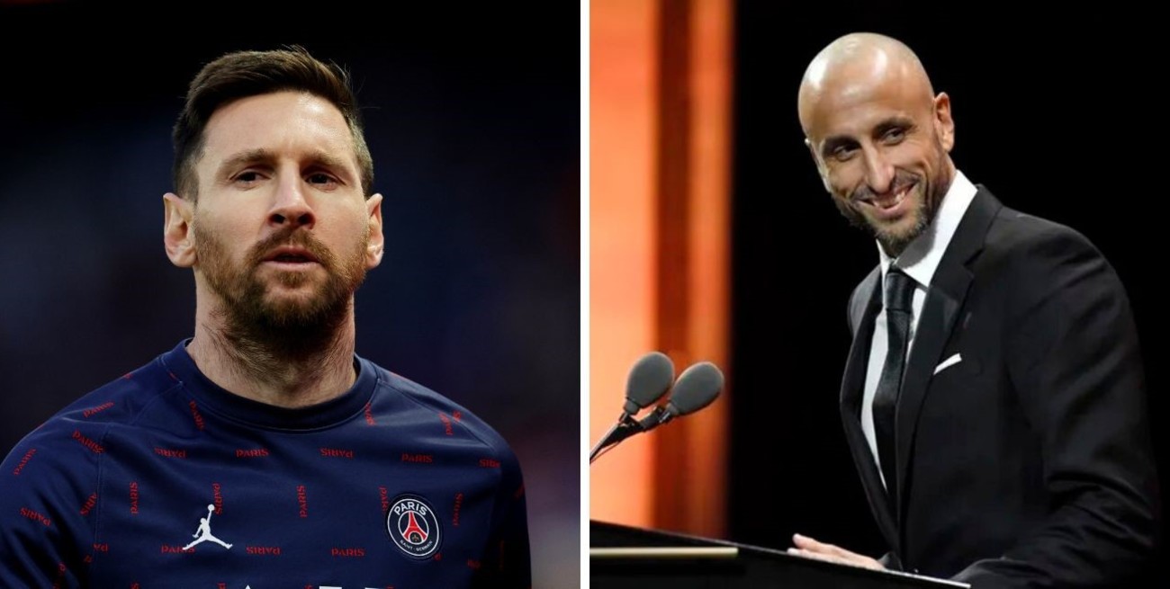 Messi le dedicó un mensaje a Ginóbili por su ingreso al Salón de la Fama