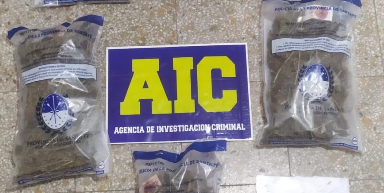 Un detenido con drogas en barrio Coronel Dorrego de la ciudad de Santa Fe
