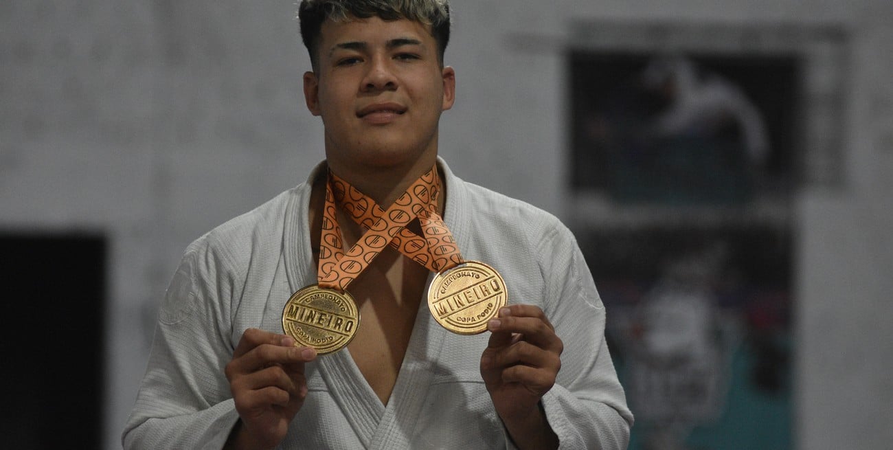 "Gian", el pibe santafesino de 16 años que se hizo de abajo y hoy está en la élite mundial del Jiu Jitsu
