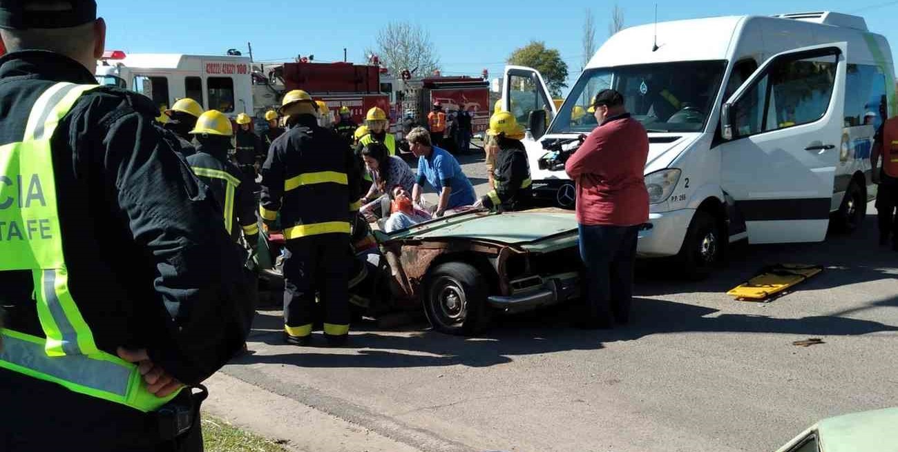 Bomberos Voluntarios de la región se capacitaron en Progreso