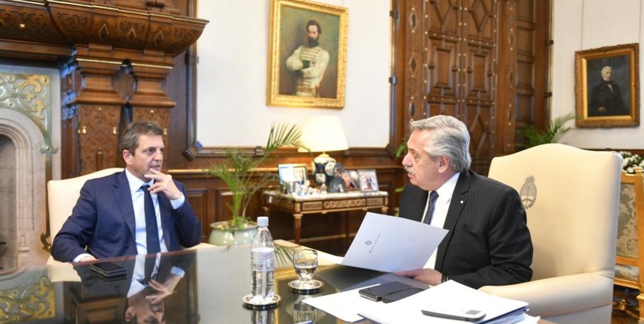 Alberto Fernández recibió a Sergio Massa tras su gira por Estados Unidos