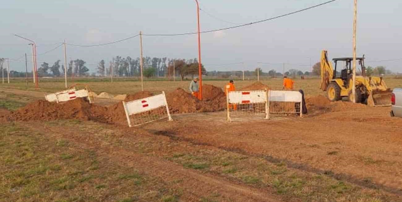 Los trabajos de ampliación de la red cloacal, se extienden en el sur de Humboldt