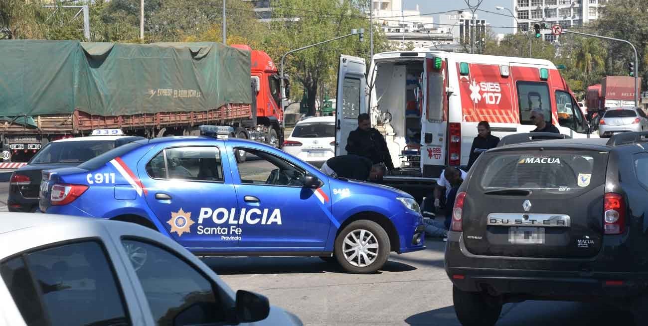 Buscan testigos por el choque en Alem y Belgrano