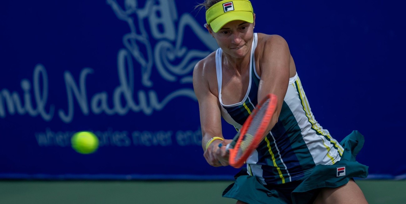 La rosarina Nadia Podoroska es semifinalista del WTA de Chennai