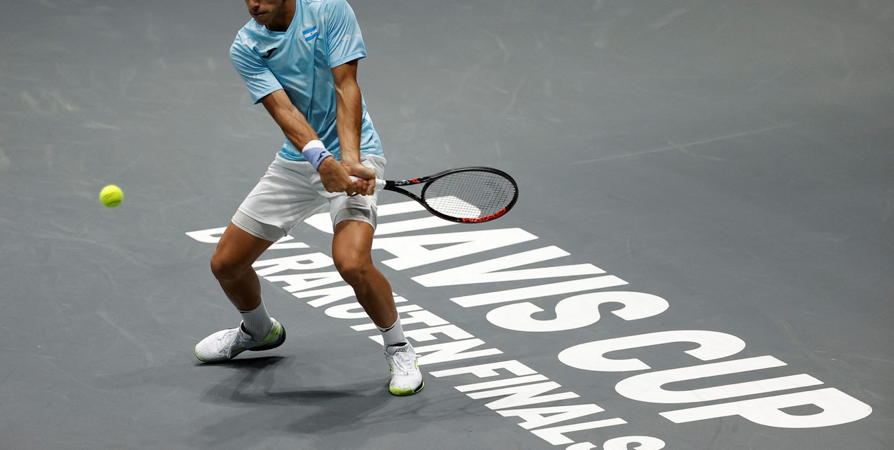 Copa Davis: Francisco Cerúndolo cayó contra Sinner y Argentina perdió la serie ante Italia