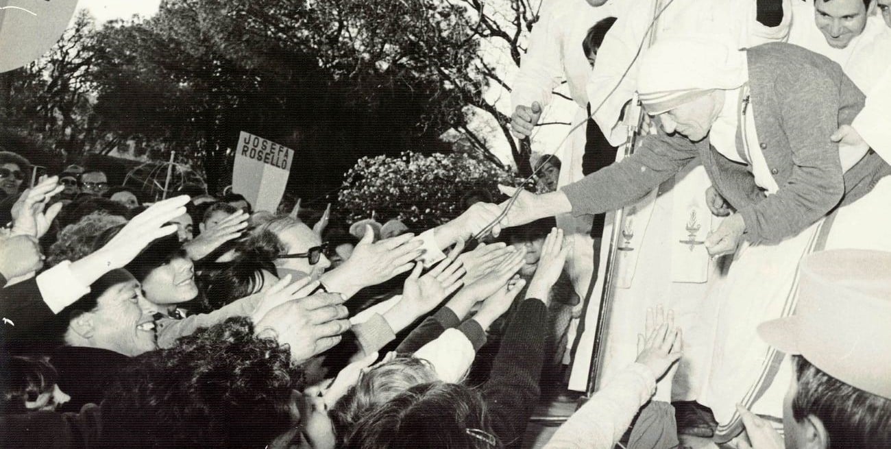 La Madre Teresa de Calcuta y su visita a Rafaela hace 40 años