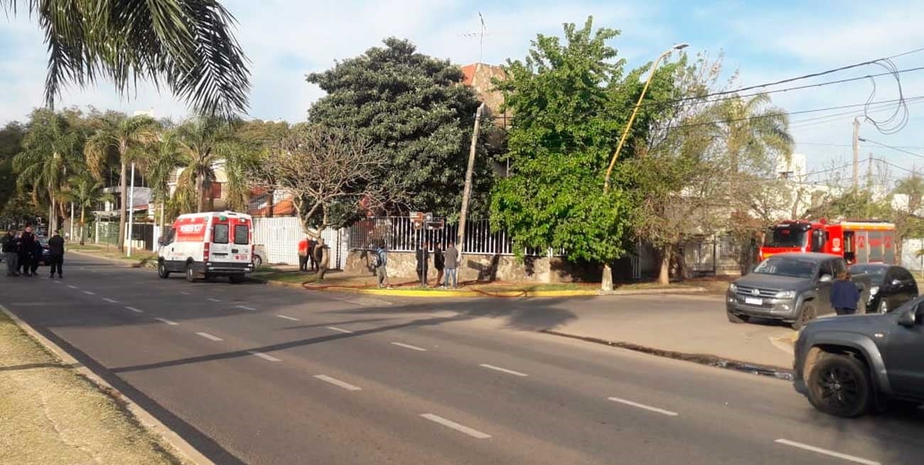 Se incendió una residencia estudiantil y no fue una tragedia gracias a los vecinos