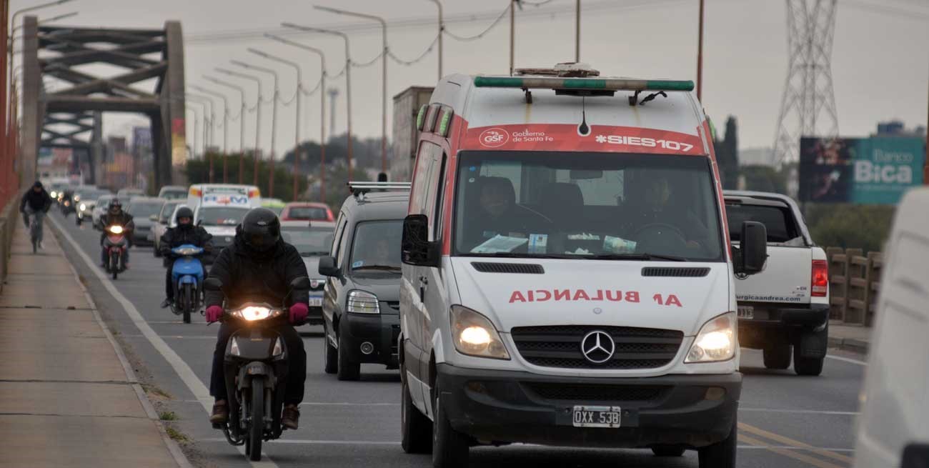 Murió un motociclista tras un choque en el Puente Carretero
