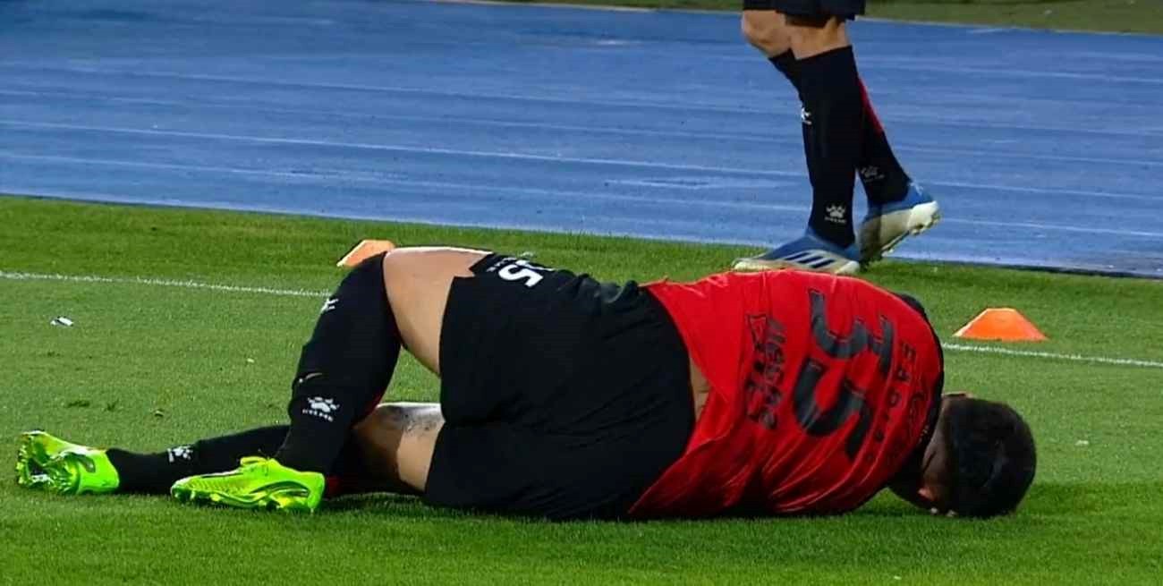La lesión que sacó a Facundo Farías de la cancha: entorsis de rodilla